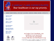 Tablet Screenshot of cardiaccare.md